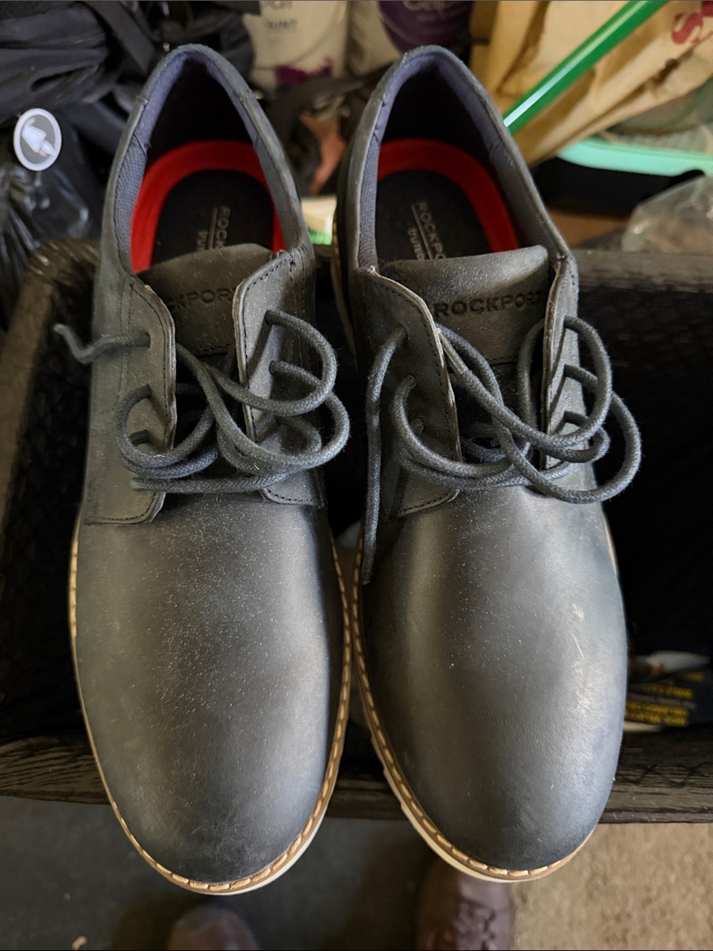Rockport Maverick Plain Toe Oxford
Lightweight Blue Oxford Dress Shoes Mens